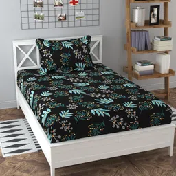 decent home 144 TC Cotton Single Striped Flat Bedsheet-picture-10