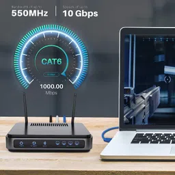 Civon LAN Cable 30 m Cat 6 Ethernet Cable High-Speed Internet Cable, Patch Cable, and Network Cable - UTP, 10Gbps, 550MHz image 4