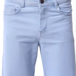 houseofcommon Men Loose Fit Mid Rise Light Blue Jeans image 3