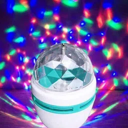wrader V2 Version Multicolor LED Projector Rotatable Bulb Disco Bulb for Party and Home Single Disco Ball-picture-45