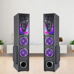 DRUMSTONE 6-Inch Woofer Tower Speaker, Dynamic DJ Sound, LED Display 200 W Bluetooth Tower Speaker image 4