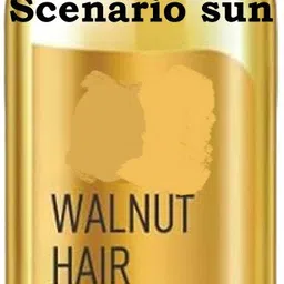 scenario sun Hair Serum 100ml, Frizz-Free Hair Shine and Smoothness With Walnut Oil Pack Of 1 image 1