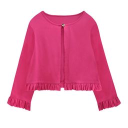 A.T.U.N. Girls Fuchsia Evie Jersey Cardigan-picture-31