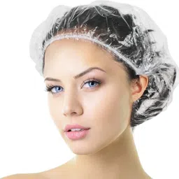 hn plus 100 Disposable Shower Cap I Bath I Travel I Spa I Hotel I Solon I Hospital I image 1