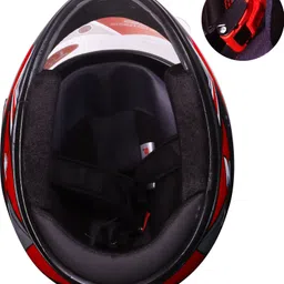 stiss WHITERED-020 Motorbike Helmet image 3