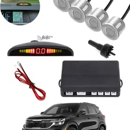 peeps store Universal 4 Silver Reverse Parking Sensor-PS25N232 Universal 4 Silver Reverse Parking Sensor-PS25N232 Parking Sensor-picture-33