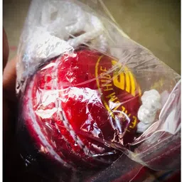 nizex Tough Leather Hanging Ball For Shot Practice Red ( 1 ball) j78 Cricket Training Ball-picture-17