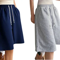 chhote nawab Solid Women Three Fourths image 3