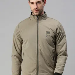 SHOWOFF Lightweight Mock Collar Padded Jacket-image-33
