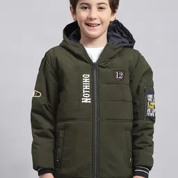 Monte Carlo Boys Typography Printed Lightweight Padded Jacket-image-43