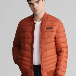 Jack & Jones Solid Nylon Casual Puffer Jacket-picture-17