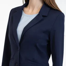 B.Copenhagen Notched Lapel Collar Single Breasted Formal Blazer image 3