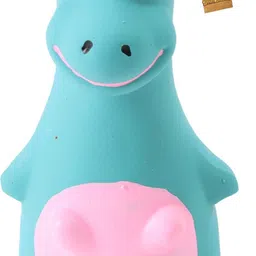 foodie puppies Natural Latex Non-Toxic, Cute Animal Design, Fetch & Chew Safe Play - Blue Bull Rubber Squeaky Toy For Dog-picture-23