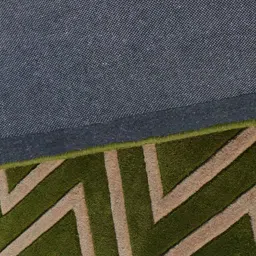 presto Green Wool Abstract 4 X 6 Feet Hand Tufted Carpet image 4