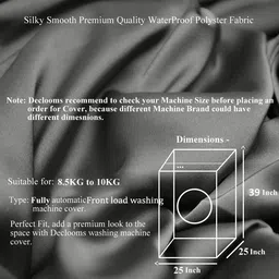 declooms Front Loading Washing Machine Cover image 2