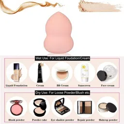 beautiflame Foundation Makeup Brushes Eyeshadow Brush 13 pcs Face Makeup Blender Sponges-4 image 3