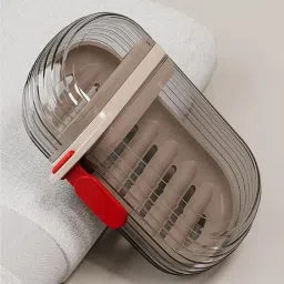 5 needs Plastic Transparent Waterproof Portable Soap Dish Box for Travel image 4