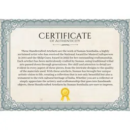 Trinity Of Elephants Multicolour Wood & Metal Windchime by Aakriti Art Creations image 4