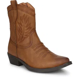 delize Cow Boy High Ankle Boots For Men image 2