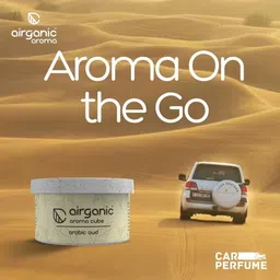 airganic Aroma Cube Arabic Oud - Organic Leakproof Refreshing fragrance Car Freshener Blocks image 5