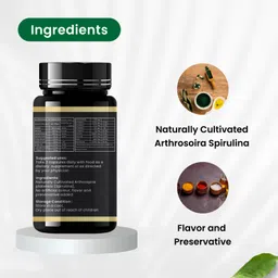 spiru swastha Spirulina Capsule (Pack of 1) Nutrition Bars image 2