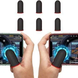 qove PUBG Gaming Devices Mobile Finger Sleeves Pack Of 6 Finger Sleeve image 3