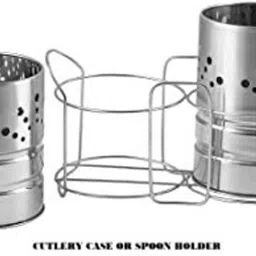 ljpgold Empty Cutlery Holder Case image 3