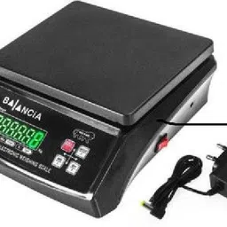 Tenant Balancia 30kg Double Display High Quality Weight Machine For Kitchen/Shop With Power Adapter & 4V Re-Chargeable Battery Weighing Scale (Black) (Platform Size- 170 x 210mm, Dual Display, On Off Memory Function,grocery,kata,taraju,shop,computer electronic vajan kata , tarazu , jewellery , sabzi ,4V Re-Chargeable Battery) # Made in India Weighing Scale (Black) Weighing Scale (Black) Weighing Scale-image-53