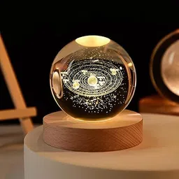 cds 3D Galaxy Crystal Ball Night Lamp Night Lamp image 5