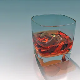 otak (Pack of 4) 101_New4_ fbdz pack of 4 whisky square Glass Set Water/Juice Glass-picture-21