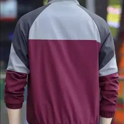 caraba Men Solid Casual Jacket image 4