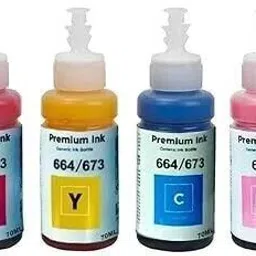 tequo T673/673 Refill Ink for L380,L361, L565, L210, L220, L310, L350, L355 Printer Black + Tri Color Combo Pack Ink Toner-picture-19