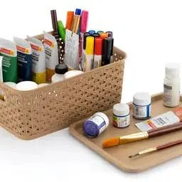 vr Plastic Multipurpose Organized Plastic Medium Size Storage Basket Storage Basket Storage Basket image 5