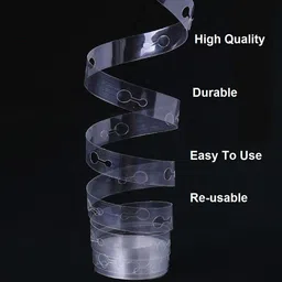 agk Balloon Arch Strip Roll (Pack Of 2 Each 5 Metre) Balloon Decorations Accessories Kit, Balloon Chain, Arch Tape For Occasions like Birthday Decoration , Baby Shower, Anniversary, Wedding, Diwali Decoration etc, Balloon Garland Decoration, Party Supplies Item Handheld Arch Strip Tape Roll (Manual) image 4