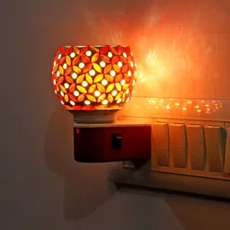 SBGI PRODUCT Multipurpose Incense Aroma Diffuser Machine Stand Night Lamp 02 Plastic, Glass, Ceramic 1 - Cup Tealight Holder Set image 1