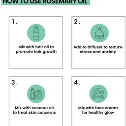 fortunate Rosemary Oil for Skin, Muscle & Hair Conditioner - Rosemary Essential Oil Hair Oil image 5