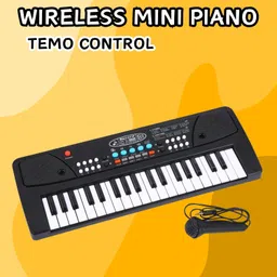 sacro (Piano Keyboard) Toy with 37 Key, Recording and Mic, Adapter for DC Power E430 (Piano Keyboard) Toy with 37 Key, Recording and Mic, Adapter for DC Power E430 Analog Portable Keyboard-picture-16