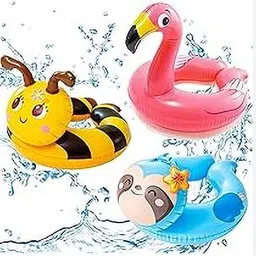 kindertales Pool Floats Swimming Pool (IND*452011) Rubber Swim Ring Kids Inflatable Swimming Safety Tube image 2