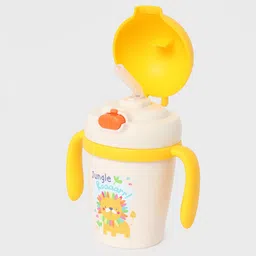 juniors by babyshop Sippy Cup with Press Button Closure and Handles - Pu Polyurethane image 3