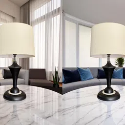 autowhrib Classy Table Lamp 46 cm, Textured Shade Hand Crafted Lamp Table Lamp-picture-17