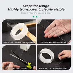 truveli Double Sided Medium Dispenser Adhesive Tape (Manual) image 2