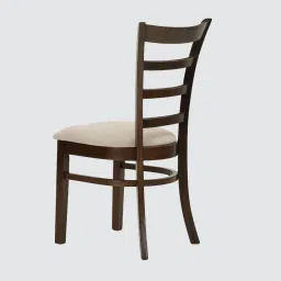 royaloak Penang 4 Seater Dining Set in Dark Brown & White Colour image 3