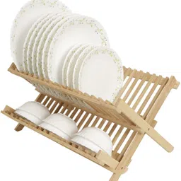 hokipo Plate Kitchen Rack Wood image 1