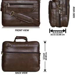 hvh world Men Maroon Messenger Bag image 2