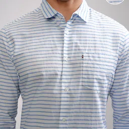 highlander Men Slim Fit Printed Mandarin Collar Casual Shirt image 5