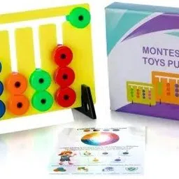 keaton Educational Plastic Abacus Sliding Puzzle | Color Recognition Fine Motor Toy image 5