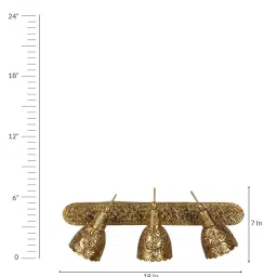 fos lighting Orem Metal Picture Light (Gold) image 3