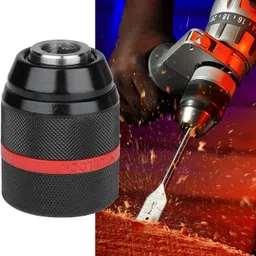 uptodatetools Keyless Self-Tighten Type Drill Chuck,2-13Mm Drill Chuck Hand Drill Chuck Conversion Tool,for Many Kinds of Drill Bit image 2