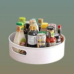 Plastic complete rotation Twisting Rack Serving Tray – House & Cookhouse Storage Basket-image-47