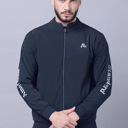 ad & av Men Solid Sports Jacket image 1